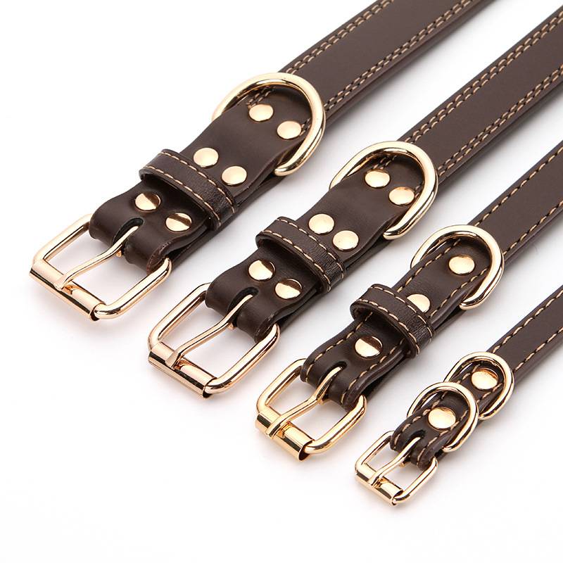 Dog And Cat Pet Leather Collar