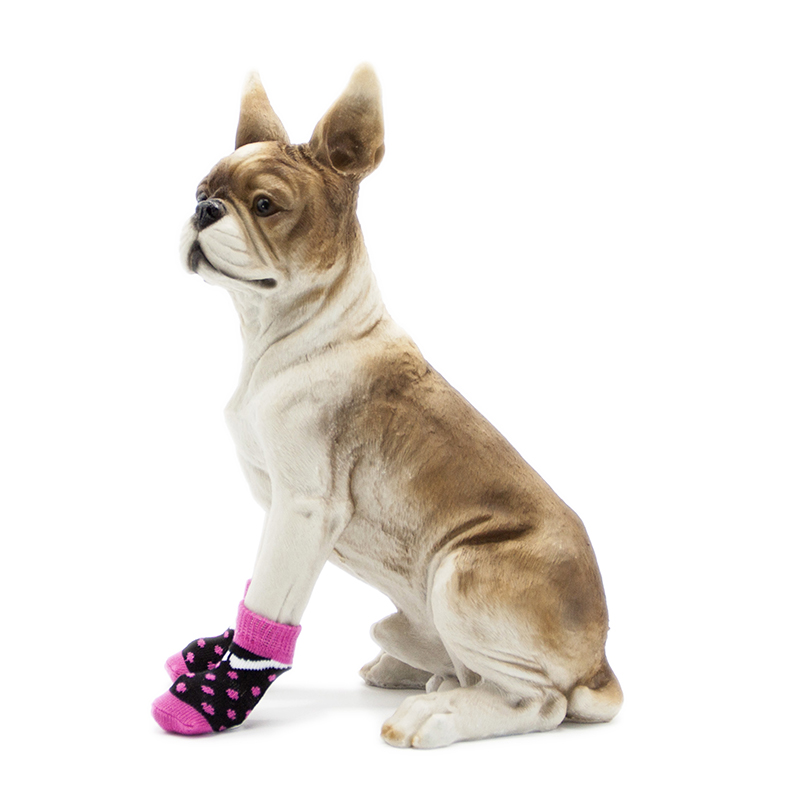 PS047 Ladies spotted tie pet dog socks Show Your Fashion Sense