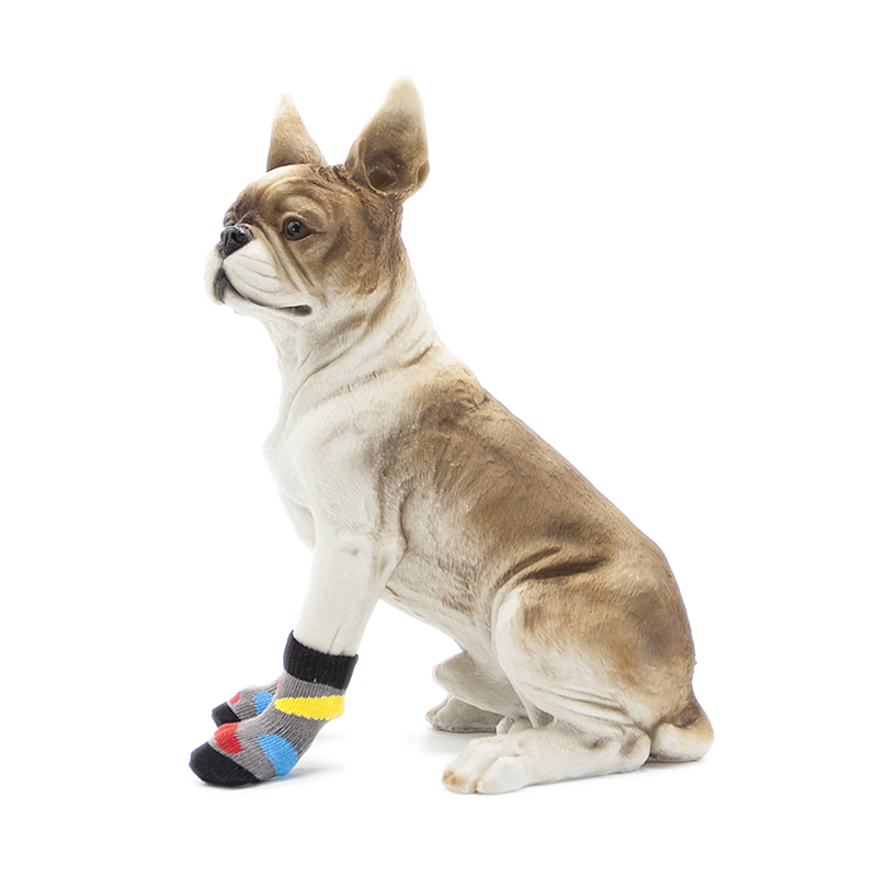 PS054 Impressionist Painting Style Pet Dog Socks with High Quality And Low Price