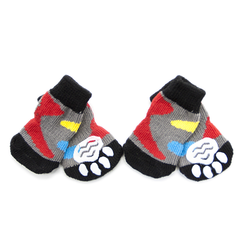 PS054 Impressionist Painting Style Pet Dog Socks with High Quality And Low Price