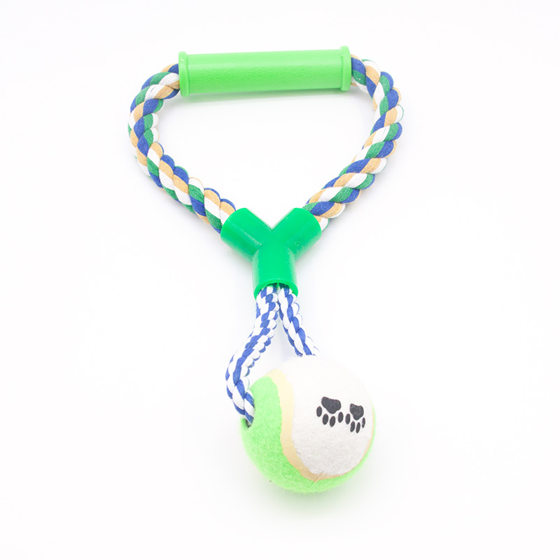 Pet Dog Chew Nylon Toys Agility Training Ball Squeaking Tennis Toys 